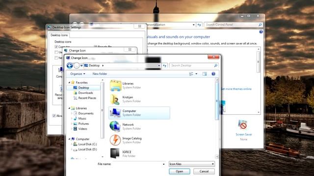 Kako promijeniti Recycle Bin ikonu смотреть онлайн