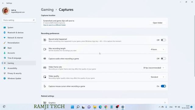 Game Record करने से पहले ये करें | Setting of gaming in windows 10 RamjiTechnical смотреть онлайн