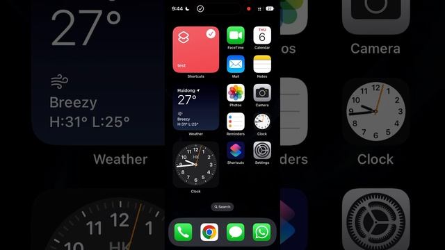 iPhone 14 pro problem spotted, shortcut wallpaper turned into color black, IOS 16.02 Shortcuts Erro смотреть онлайн