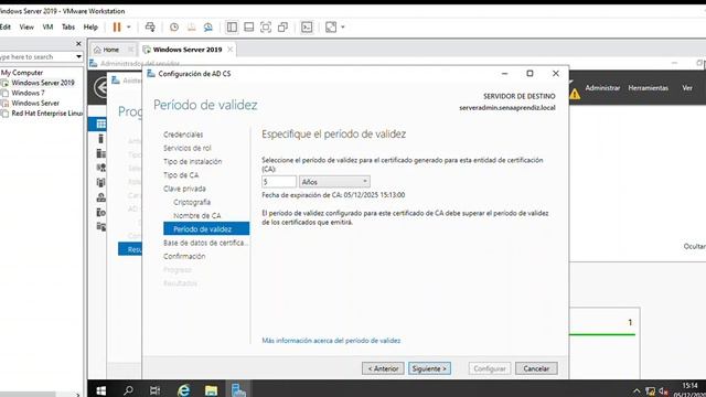 INSTALACION Y CONFIGURACION DE CERTIFICADORA EN WINDOWS SERVER 2019 (AD CS) смотреть онлайн