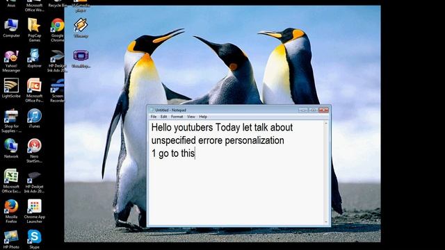 how to fix " unspecified personalize error" windows 7 смотреть онлайн