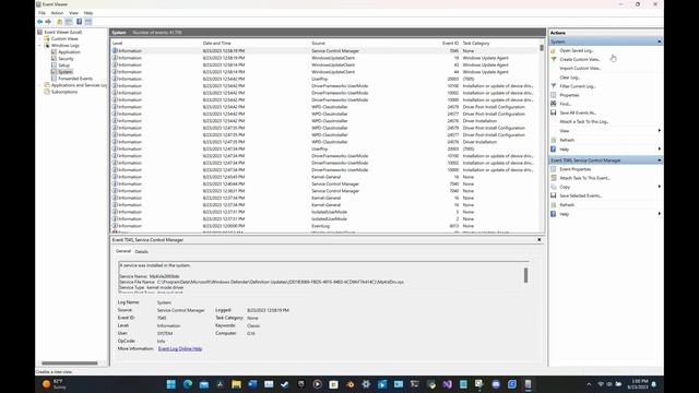 Introduction on the Event Viewer in Windows 11 |23H2| смотреть онлайн