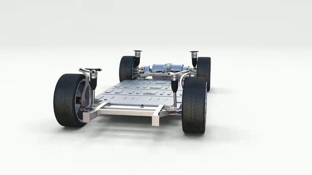 Tesla Model 3 Chassis 3D model смотреть онлайн