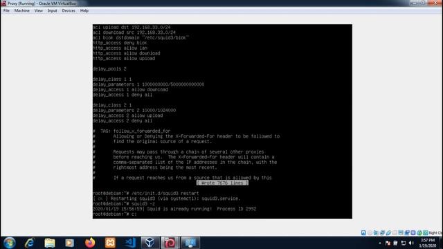 Cara Konfigurasi Proxy Server menggunakan Squid3 di Debian 8#Limit_Bandwidth_Upload смотреть онлайн