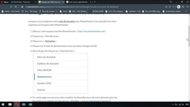 Comment changer les serveurs de nom d'un nom de domaine ? смотреть онлайн