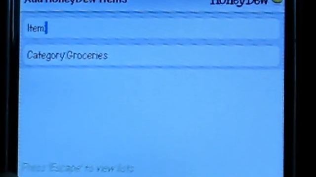 HoneyDew synchronized todo list for BlackBerry смотреть онлайн