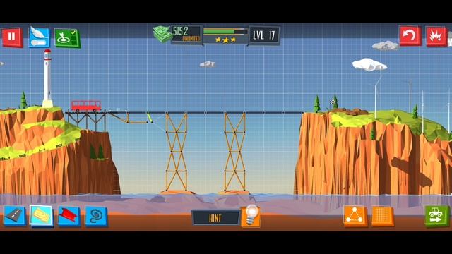 Level-17, Build A Bridge (Complete solution with all 3 stars and with some mission)2022 смотреть онлайн