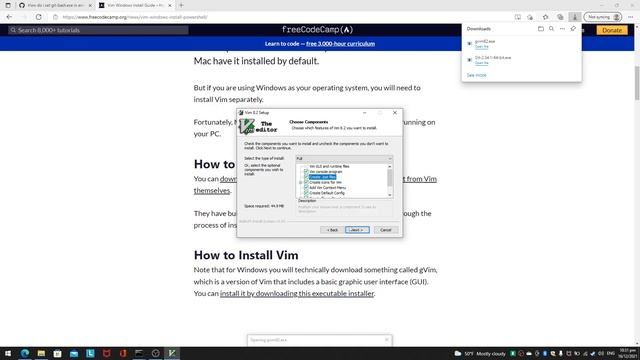 windows tricks - installing vim gvim on windows смотреть онлайн