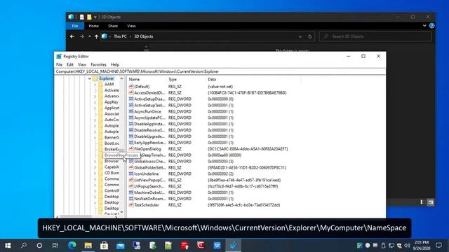 How To Remove 3D Objects From This PC On Windows 10 #3DObjects