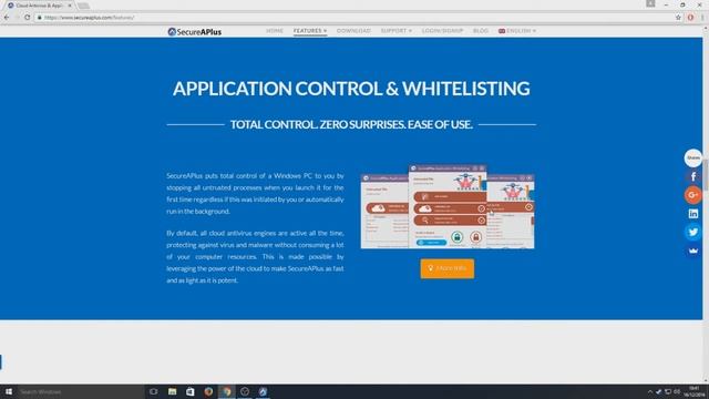 SecureAPlus Windows 10 FREE Anti-Virus Protection 2017 Tutorial смотреть онлайн