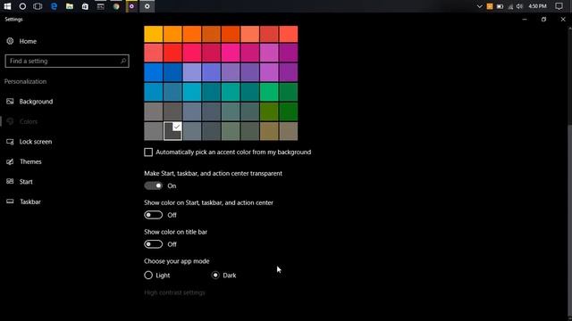 Use Dark Theme on Window 10 Apps смотреть онлайн