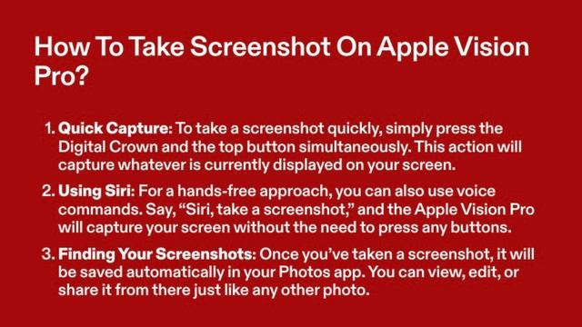 How To Take Screenshot And Screen Record On Apple Vision Pro смотреть онлайн