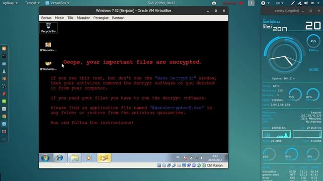 WannaCry ransomware testing Dropbox windows 7 смотреть онлайн