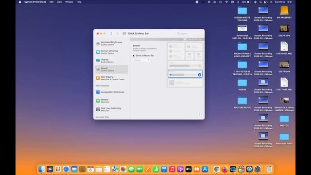 HOW TO SHOW OR HIDE SOUND IN MACOS MONTEREY 12.1 смотреть онлайн
