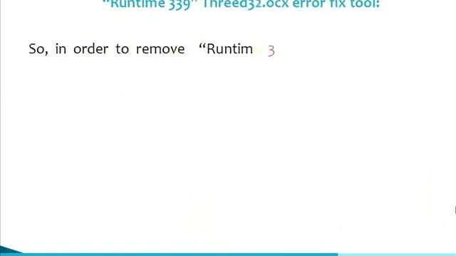 Fix "Runtime 339" Threed32.ocx Errors смотреть онлайн