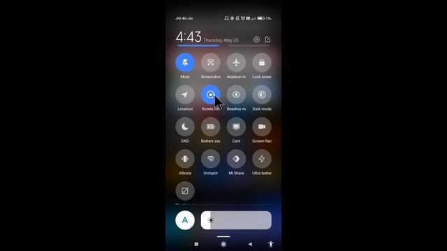 How to enable auto rotation in Poco F5 5G || Poco F5 5G me auto rotation kaise on kare || смотреть онлайн