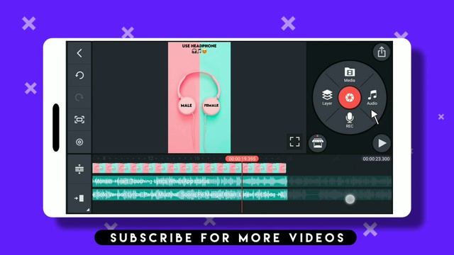 Trending Dual Audio Status Video Editing | Kinemaster Audio Editing | Left & Right Dual Audio Edit смотреть онлайн