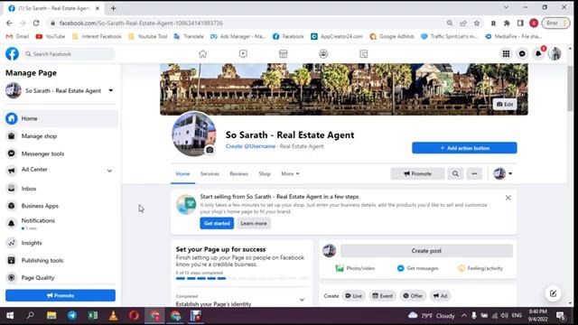 how to Create Facebook Page for real estate agent | របៀបបង្កើត Page សម្រាប់លក់ផ្ទះ #1 смотреть онлайн