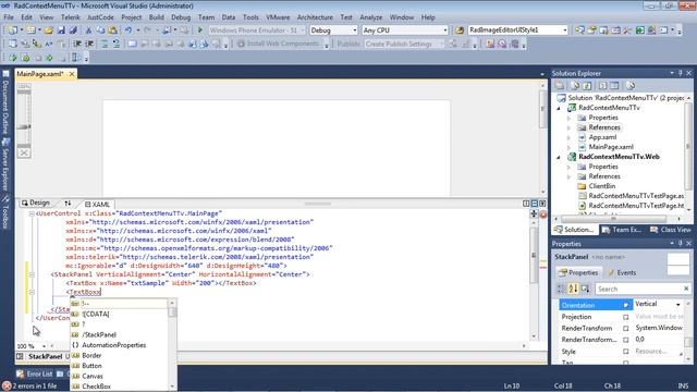 ContextMenu - Part 1: Getting Started (Silverlight & WPF) смотреть онлайн