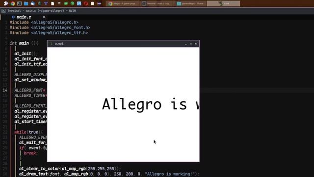Aprenda a Criar Jogos com Allegro C/C++ no Windows e Linux 🐊 смотреть онлайн