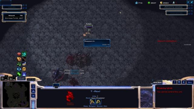 4K60FPS 🌌 Starcraft II 👾 #468 - Zombie World: Unity (test) - Warp Speed Challenge смотреть онлайн