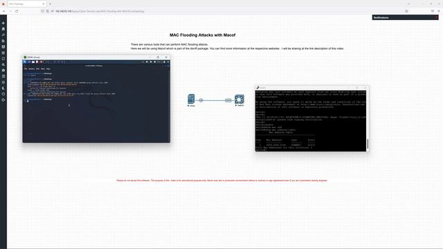 MAC Flooding Attacks with Macof смотреть онлайн