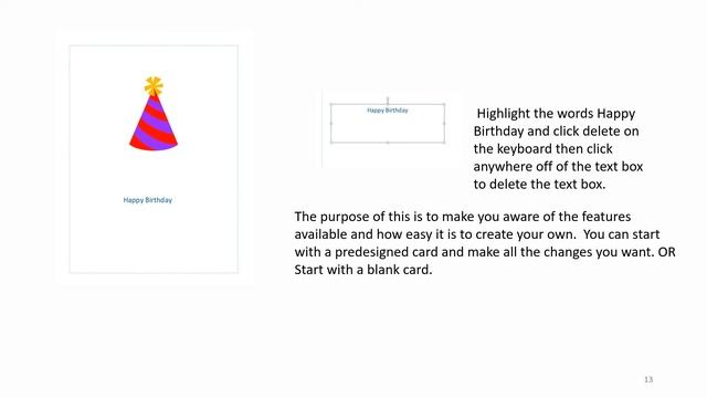 Microsoft Publisher Birthday Card Part 2 of 6 Parts смотреть онлайн