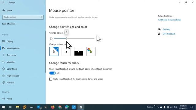 How To Change Mouse Pointer Size And Color In Windows 10 In 2022 смотреть онлайн