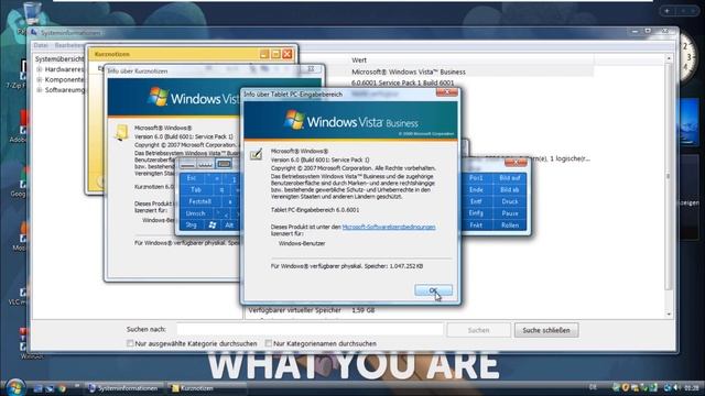 Windows Vista Business with Service Pack 1 (German) in VMWare Workstation Pro! смотреть онлайн