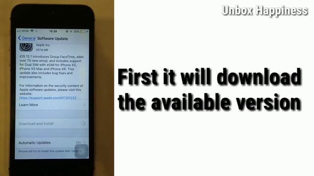 Installing iOS 12.1 on iPhone 5s | How to upgrade operating system in iPhone смотреть онлайн