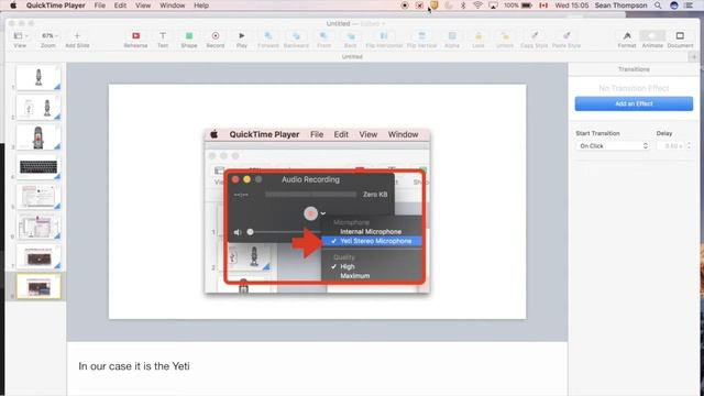 Record Voice in Apple's Quicktime смотреть онлайн