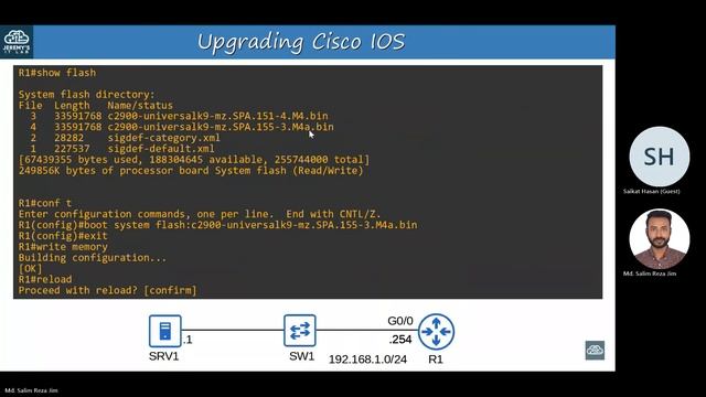 CCNA 200-301 Day 19 (FTP, TFTP, IOS Update) смотреть онлайн