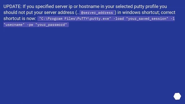 A PuTTY shortcut that automatically launches a profile? смотреть онлайн