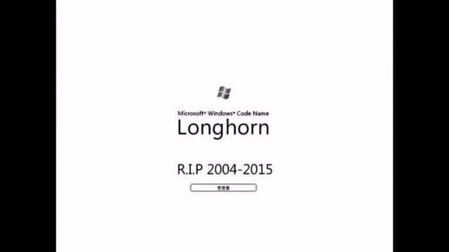 Windows longhorn (Vista beta) end of life смотреть онлайн
