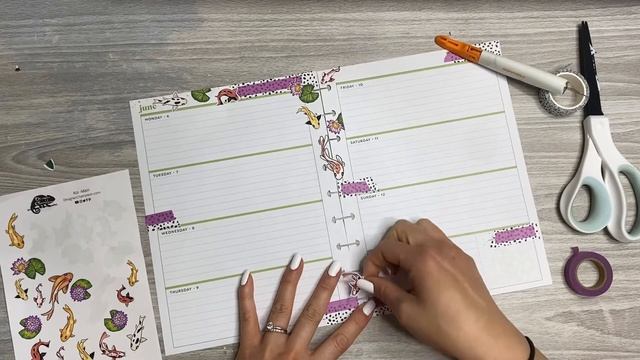 JOURNAL PWM :: BONUS VIDEO! :: @DesignerChameleon KOI FISH :: JUNE 13-19, 2022