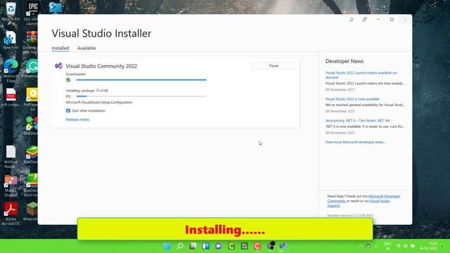 How To Download And Install Visual Studio 2022 On Windows смотреть онлайн