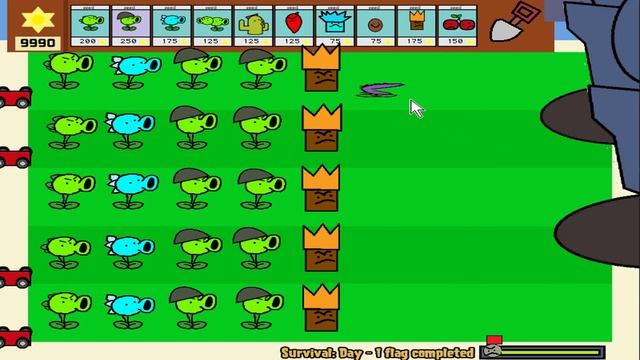 Dr. Zomboss vs All Pea PvZ Plants vs Zombies Battlez Paint Pack смотреть онлайн