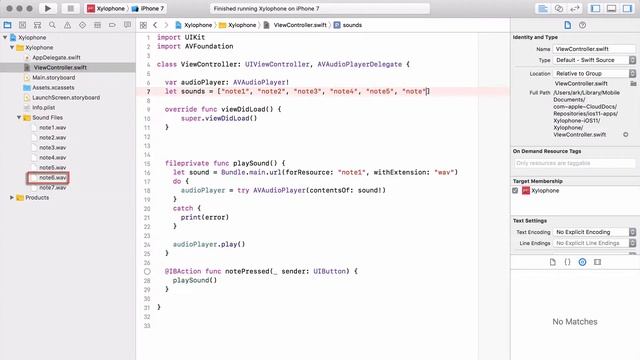 Music app with AVFoundation смотреть онлайн
