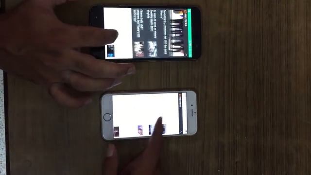 Browser Speed comparison between iPhone 6S and Lenovo Zuk Z1 смотреть онлайн
