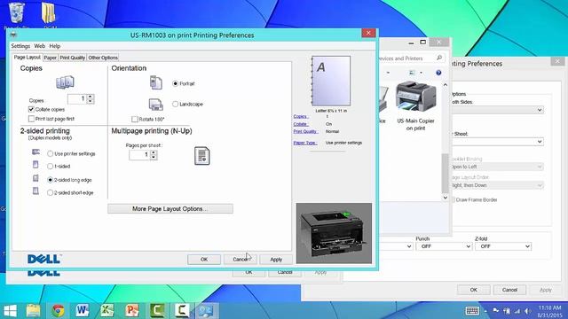 Setting 2-sided printing as the default смотреть онлайн