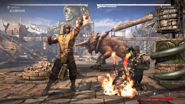 MORTAL KOMBAT XL - SCORPION VS. REPTILE смотреть онлайн