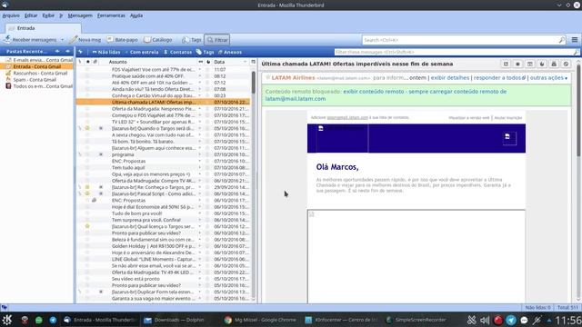 Thunderbird minimizado no Tray do Linux смотреть онлайн