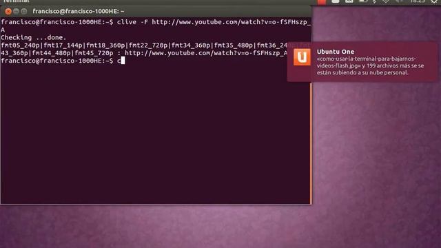 Descargando cualquier vídeo desde la terminal de Ubuntu смотреть онлайн