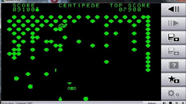 Centipede - Acorn Atom - emulador Pantheon 4.268 - testeado en Windows 7 x64 смотреть онлайн