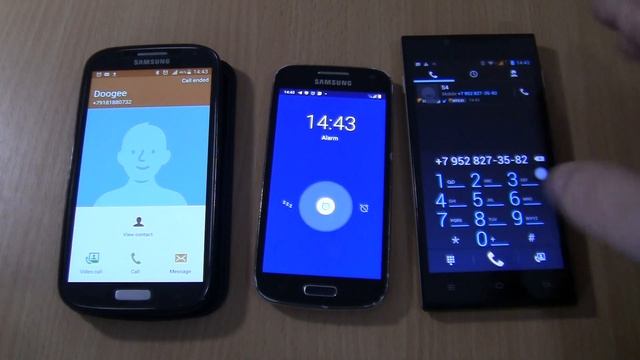 Incoming call&Outgoing call&alarms at the Same Time Samsung S4 +S4 mini android 11+Doogee смотреть онлайн