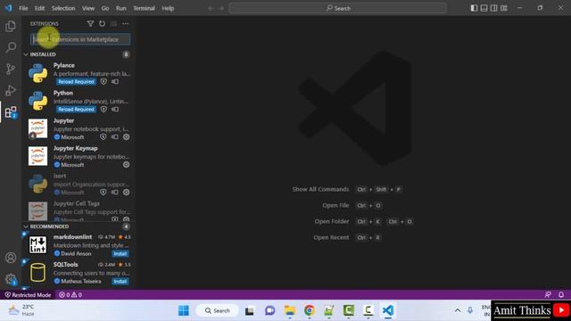 How to Install Scala with VS Code on Windows 10/ 11 | Amit Thinks смотреть онлайн