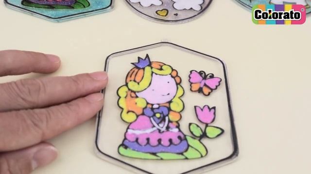 水晶貼貼樂-童話公主 Lovely Princess window Art ,C-AI332/3（教學視頻） смотреть онлайн