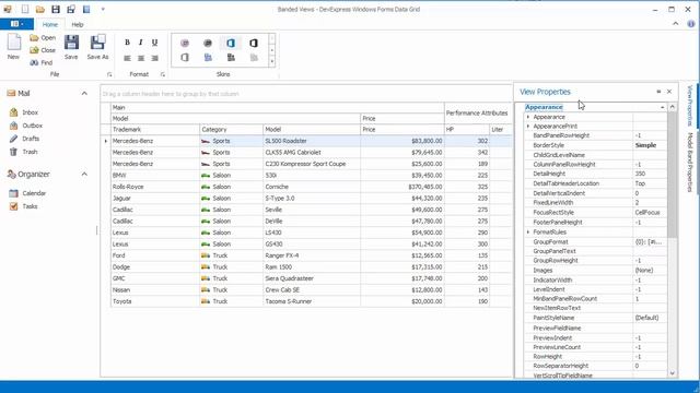 DevExpress WinForms Grid: Banded Grid View - User Customization смотреть онлайн