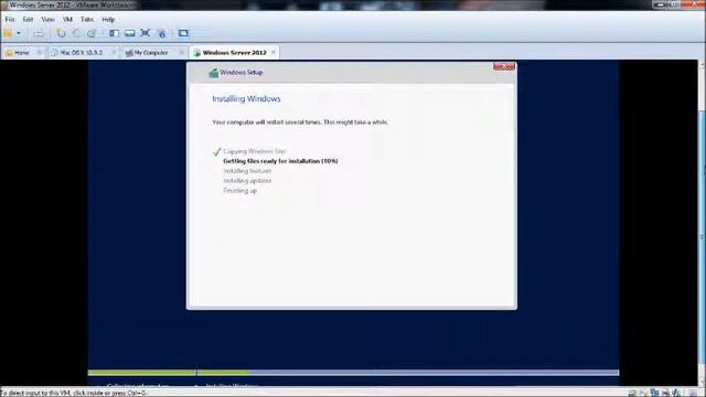 installing windows server 2012 datacenter r2 on a WMware machine смотреть онлайн