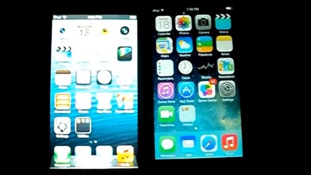 iOS6 vs iOS7 PLUS iOS 7 beta 1 download link смотреть онлайн